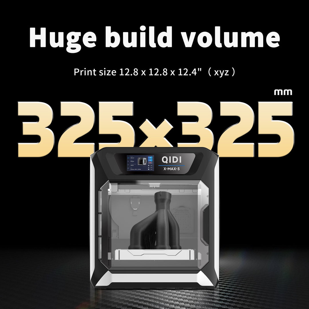 QIDI X-MAX 3 3D Printer - Large Build Volume 325x325mm