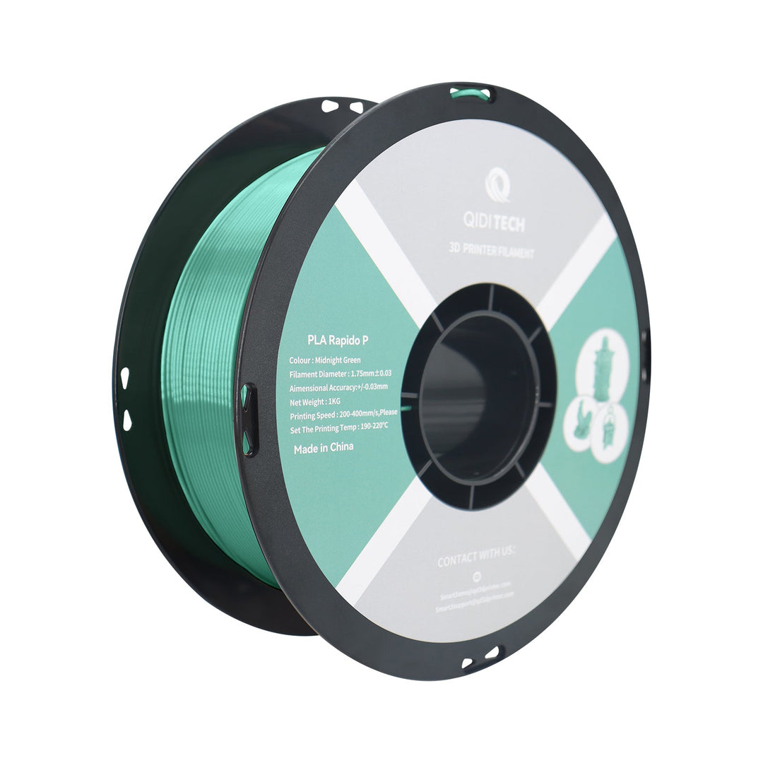 QIDI PLA Rapido P Midnight Green Filament Spool