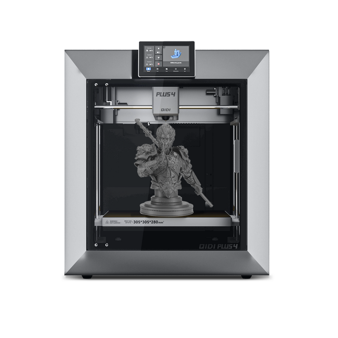 QIDI Plus4 3D Printer printing a detailed model