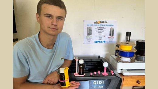 QIDI Tech's Sponsorship of Young Creator Baptiste Vanotti and the Birth of Suppa