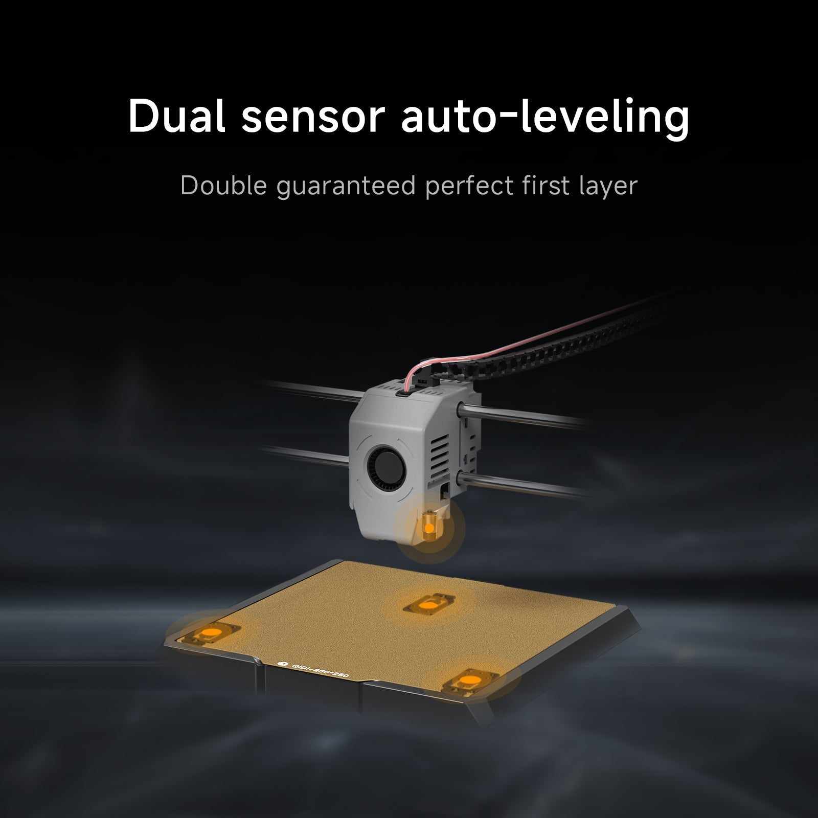 QIDI Q1 Pro 3D printer with dual sensor auto-leveling