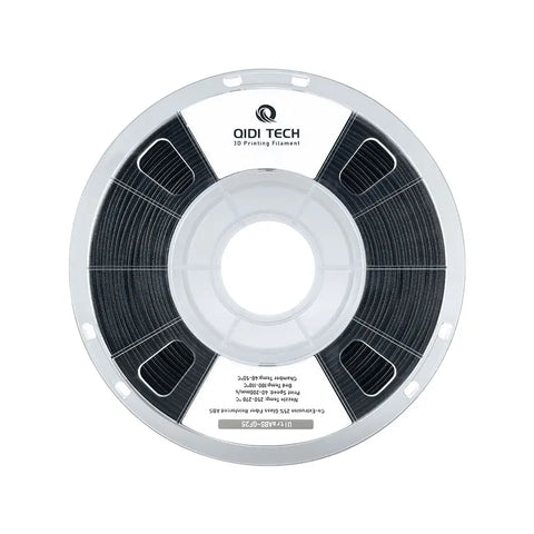 ABS-GF25 Filament - ABS-GF25 Black HEX Code #000000