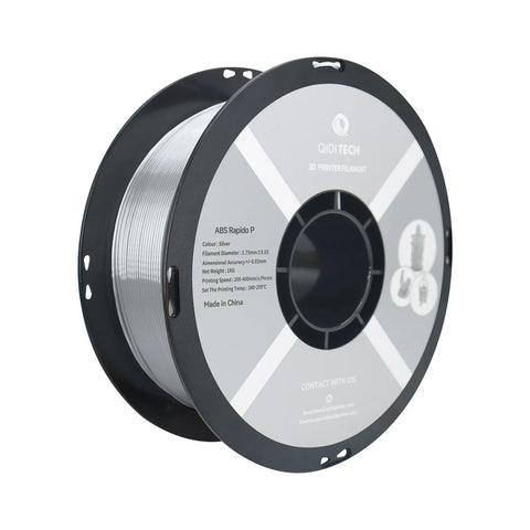ABS Rapido Metal Filament - Silver HEX Code #ADADAD