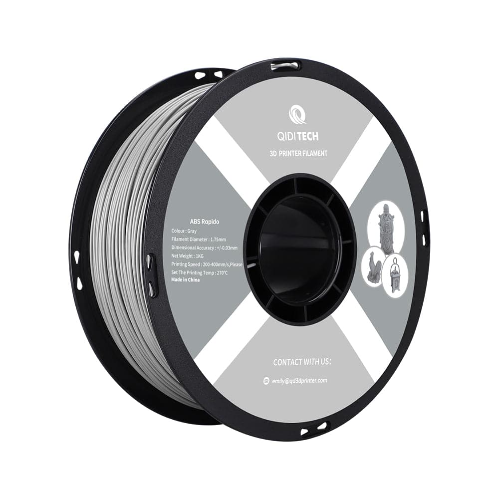 QIDI ABS Rapido Gray Filament 3D Printer