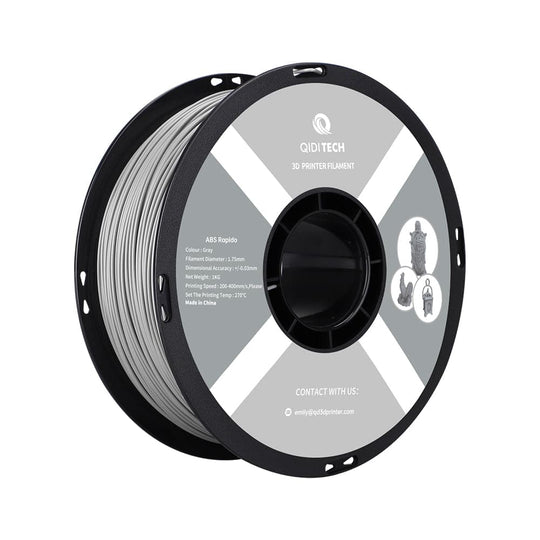 QIDI ABS Rapido Gray Filament 3D Printer