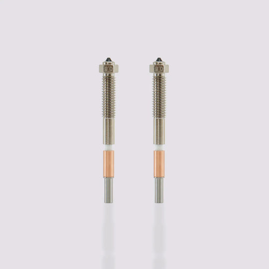 Two QIDI Tech Max4 Bimetal Nozzles with 0.8 mm size