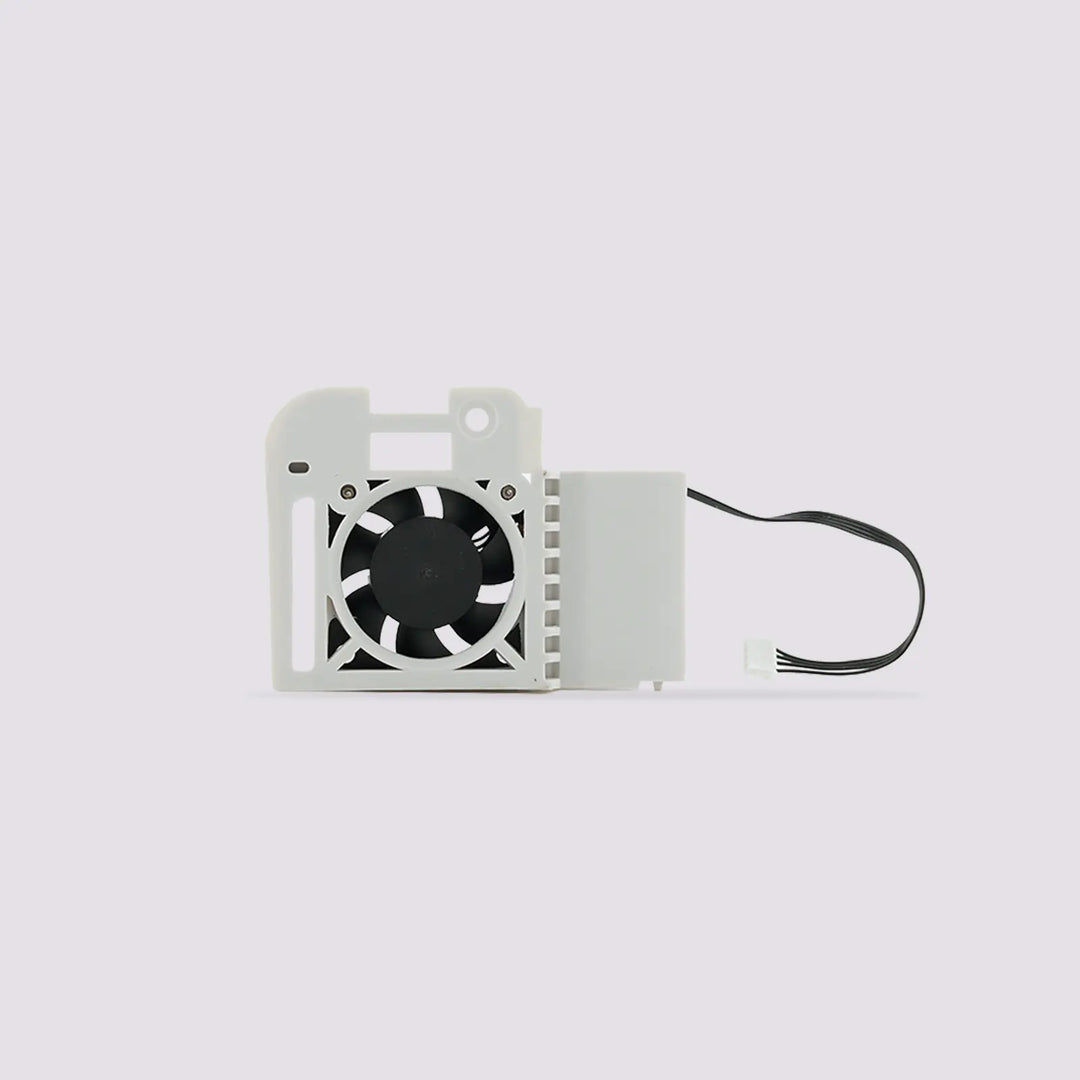 Max4 hotend cooling fan with heatsink and wire connector