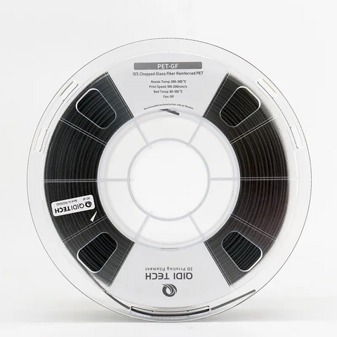 PET-GF Filament - BLACK HEX Code #212322