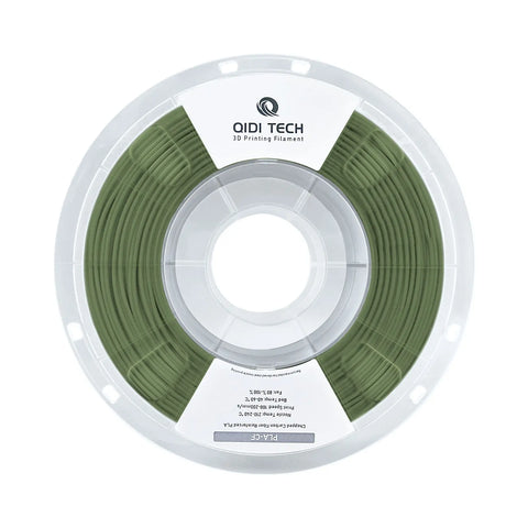 PLA-CF Filament - Olive Green HEX Code #67785A