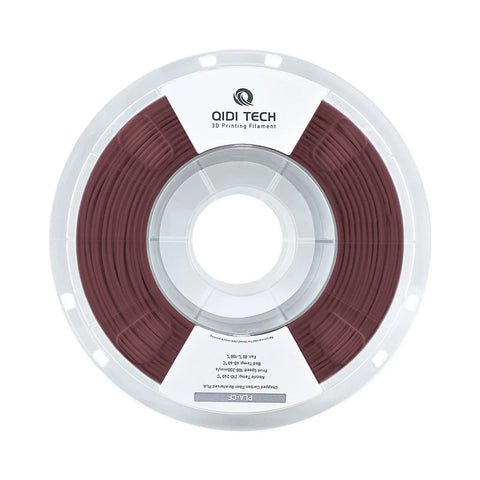 PLA-CF Filament - Dark Red HEX Code #9A5C6B