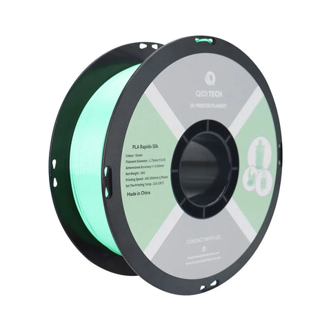 PLA Silk Filament - 1kg / UK / Green HEX Code #BDF2E0