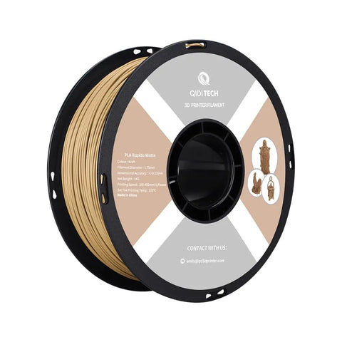PLA Matte Rapido Filament - Kraft HEX Code #C6AA76