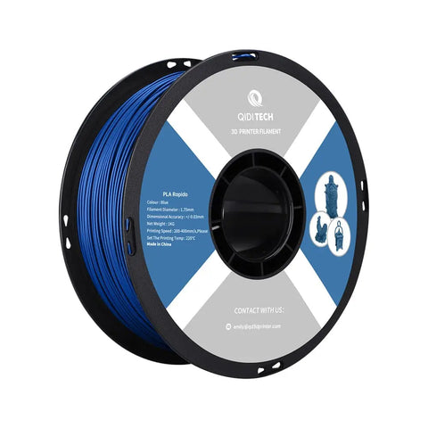 PLA Rapido Filament - Blue HEX Code #00358E
