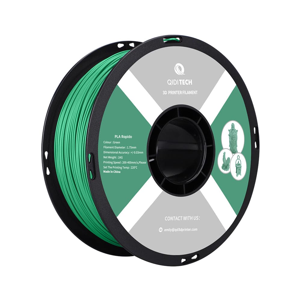 QIDI Green PLA Rapido Filament Spool
