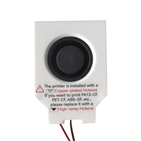 X-Plus3/ X-Smart3 Printhead Cover with fan and warning label